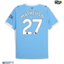 Moški Nogometni dresi Manchester City Matheus Nunes #27 Domači 2025-26 Kratek Rokav